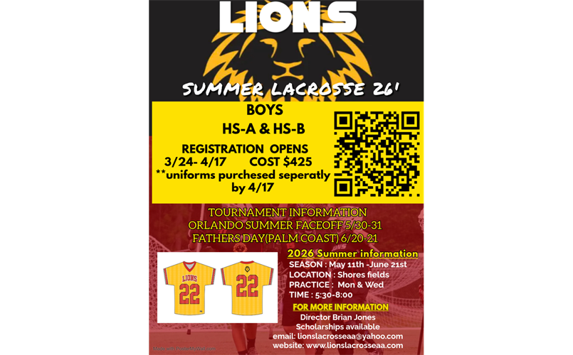 LIONS LAX HS SUMMER 26